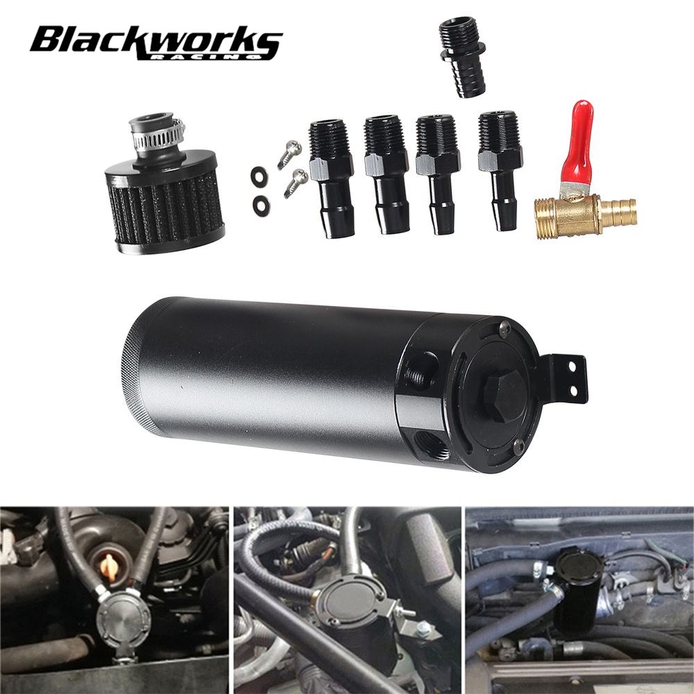 Universal Car Aluminum Baffle  - Oil Drain Tank recension och pris