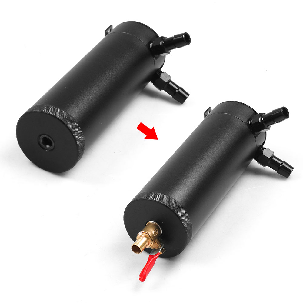 Universal Billet Aluminum Baff - Oil Drain Tank recension och pris
