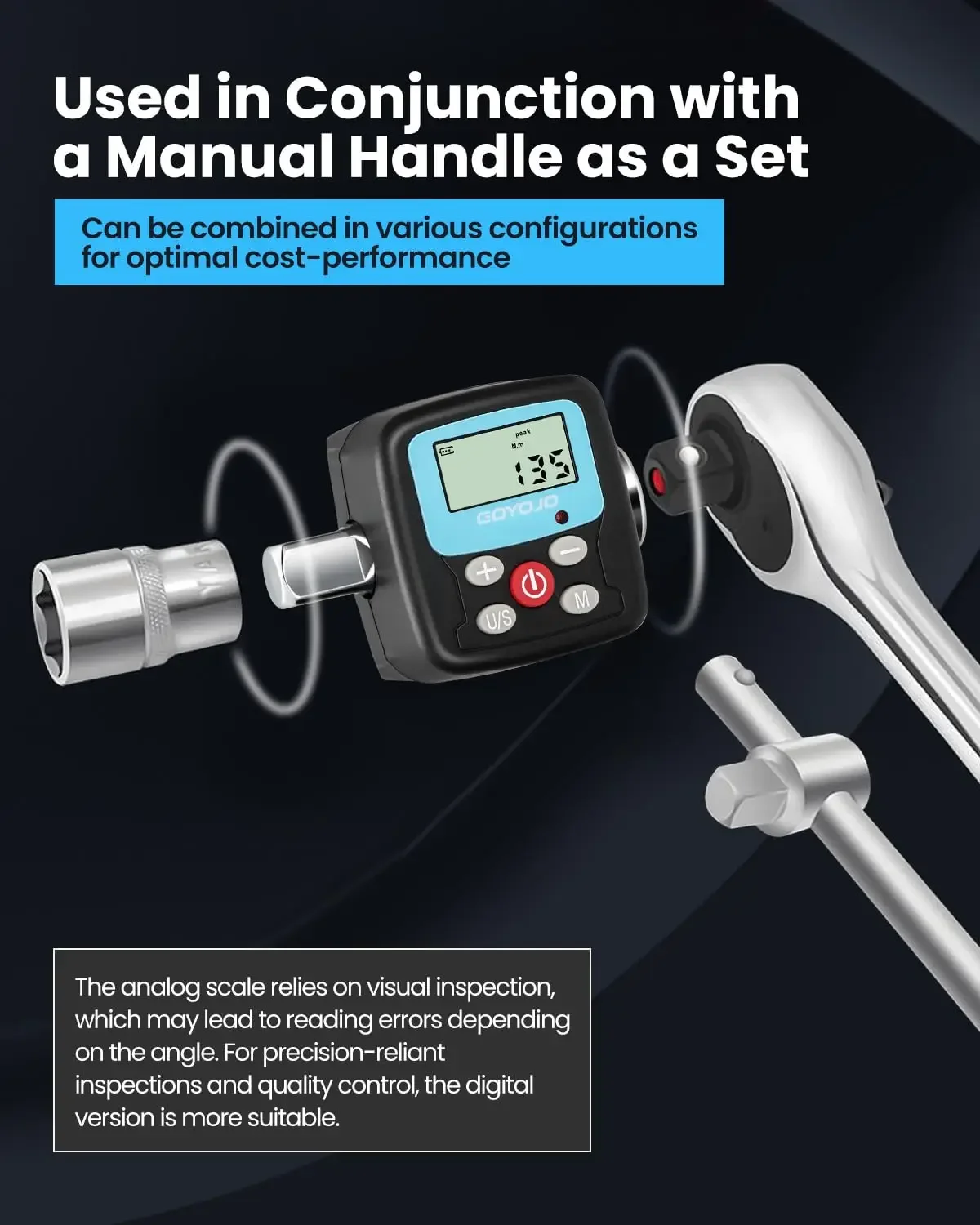 GOYOJO Digital Torque Wrench A - Torque Wrench Digital recension och pris